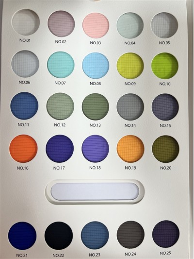 GZ-DZLP F084 Quick-drying squares Specification: 160cm Weight: 75g/㎡ Ingredients: 100% composite elastic fiber Moisture absorption and quick drying 7A antibacterial side view